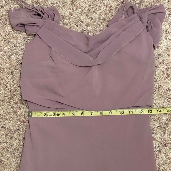 Jenny Yoo Collection Sabine Gown Size 2, Fig , Fully Lined Zipper Closure - Picture 8 of 8